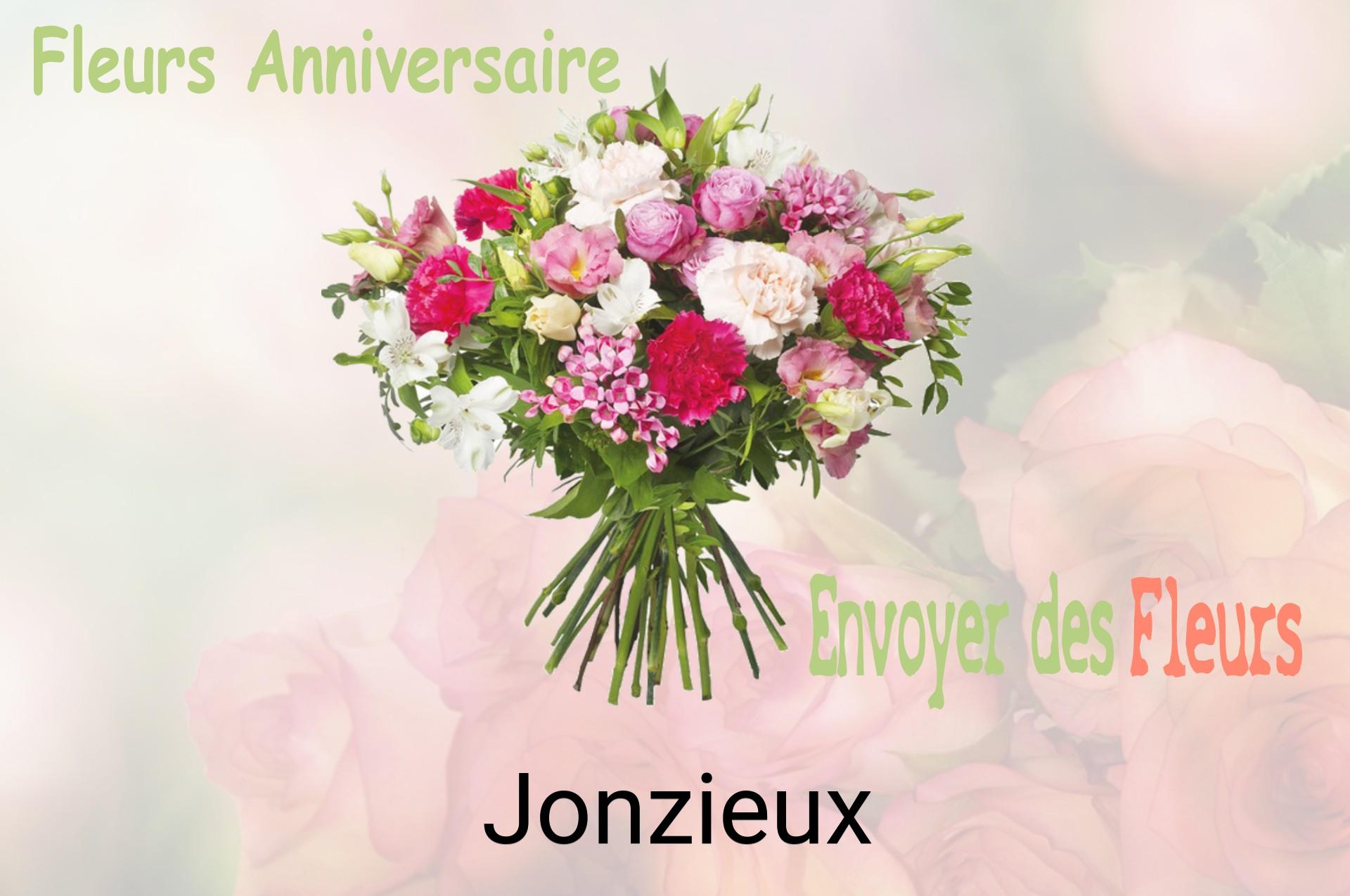 Bouquet de fleurs d’anniversaire livré à Jonzieux