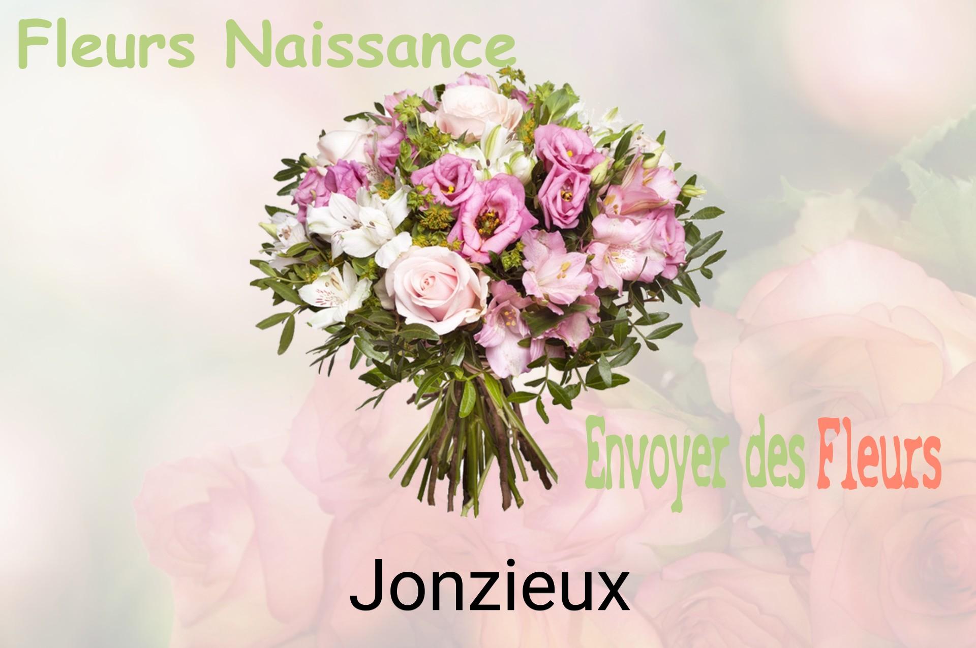 Bouquet de fleurs de naissance livré à Jonzieux